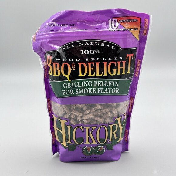 BBQr's Delight Other - BBQr's Delight 100% All Natural Wood Grilling Pellets Smoke Flavor Hickory 1 lb